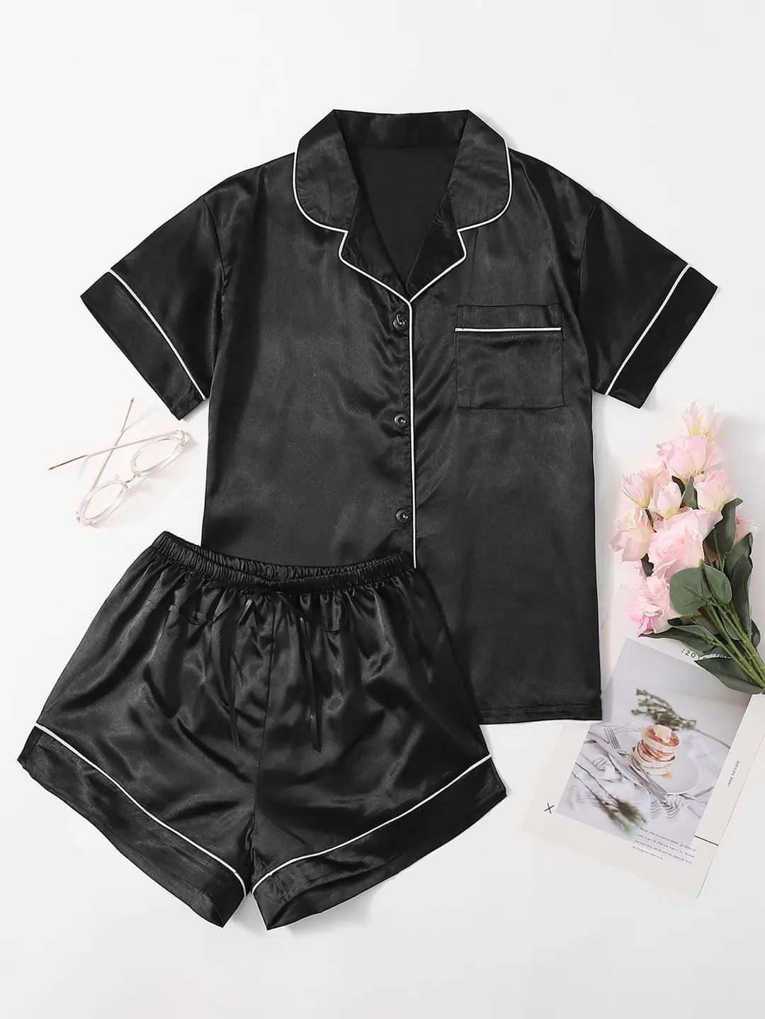 Pijama Satinada Elegante