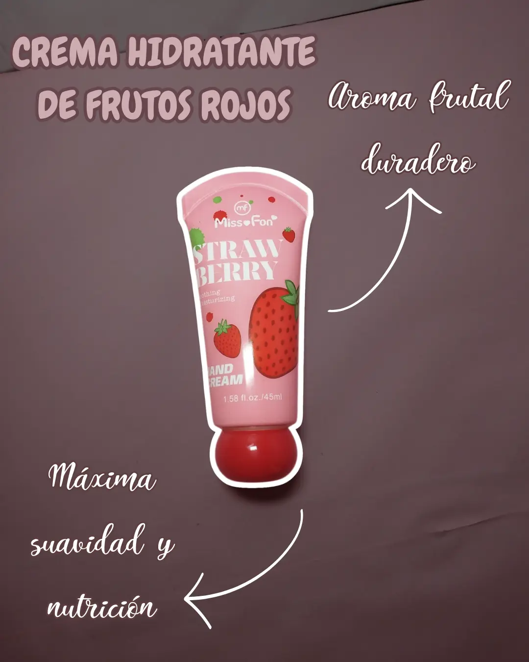 Crema Hidratante Frutos Rojos