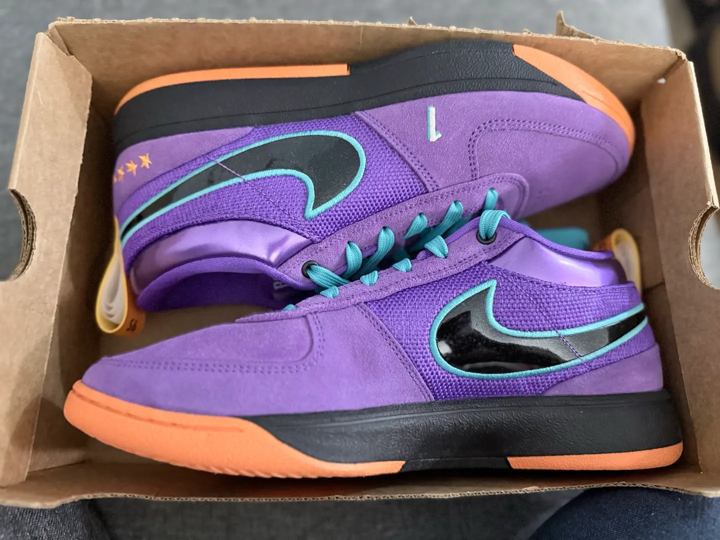 Zapatillas Nike book 1 moradas