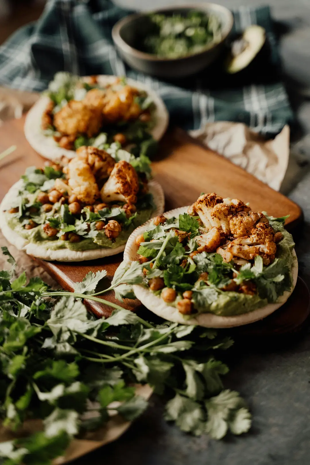 Tacos de Coliflor y Garbanzos
