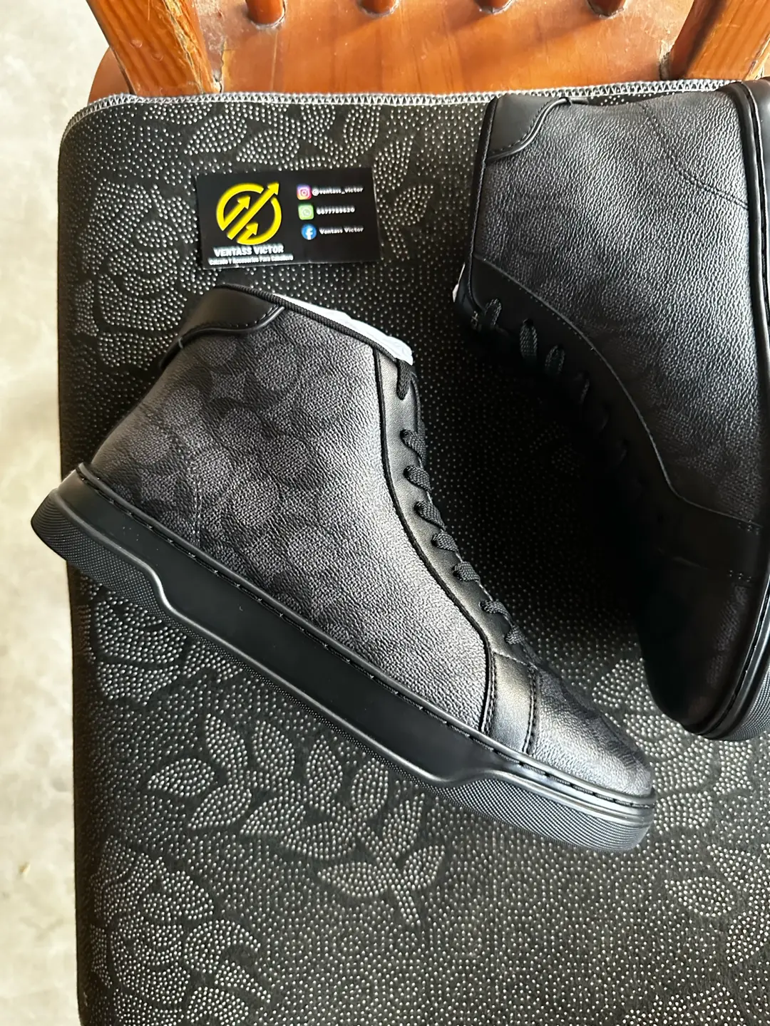 Botines Coah High Line Negros