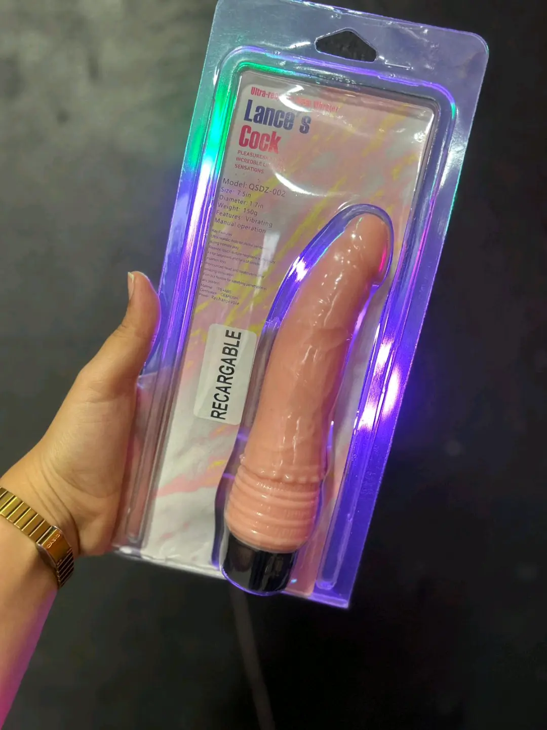 Vibrador Lance's Cock Recargable