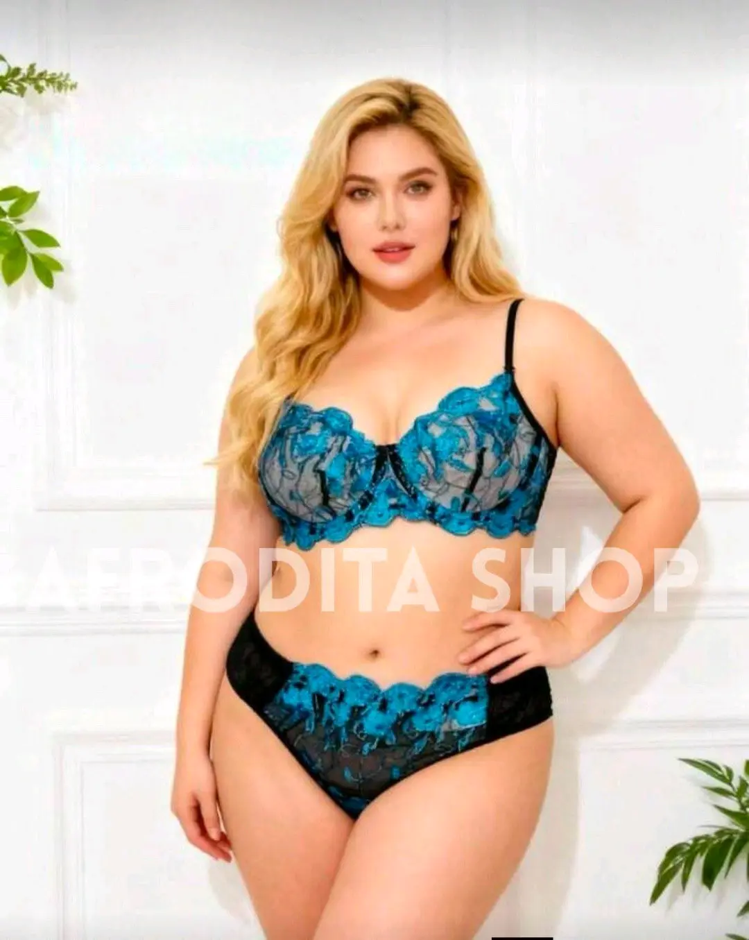Conjunto Encaje Floral