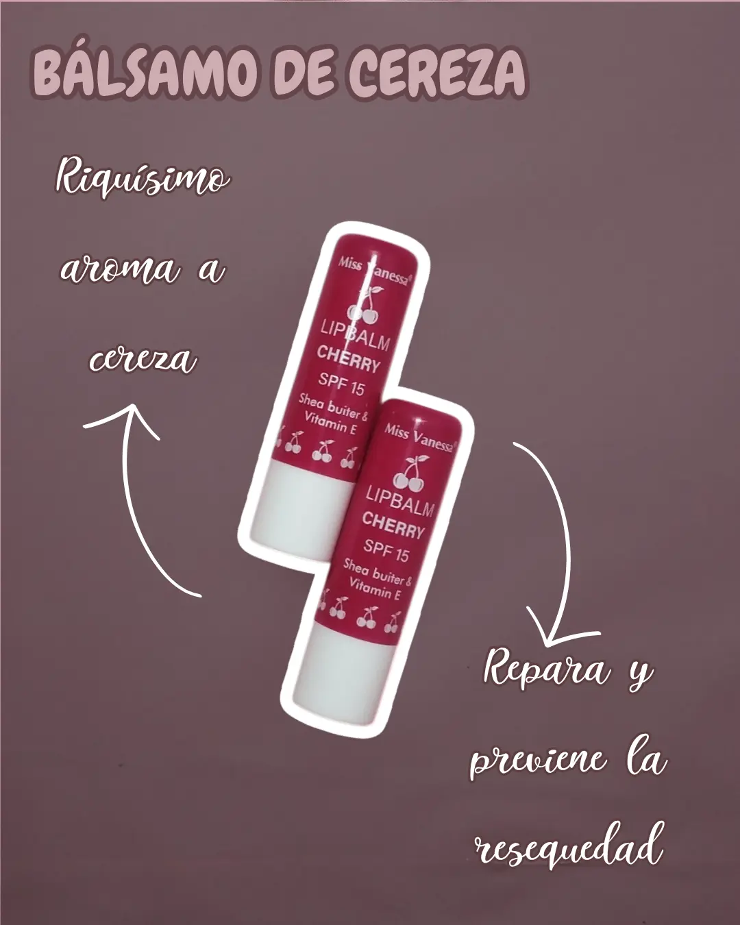 Bálsamo Labial Cherry Care