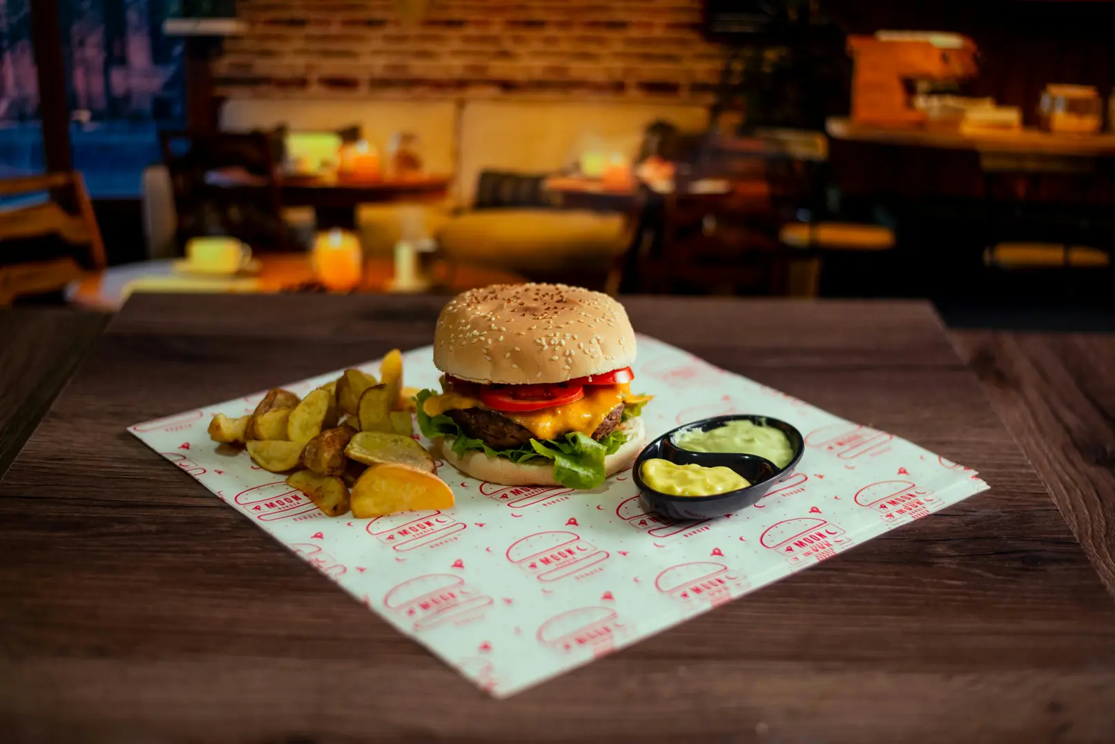 Hamburguesa Completa con Patatas