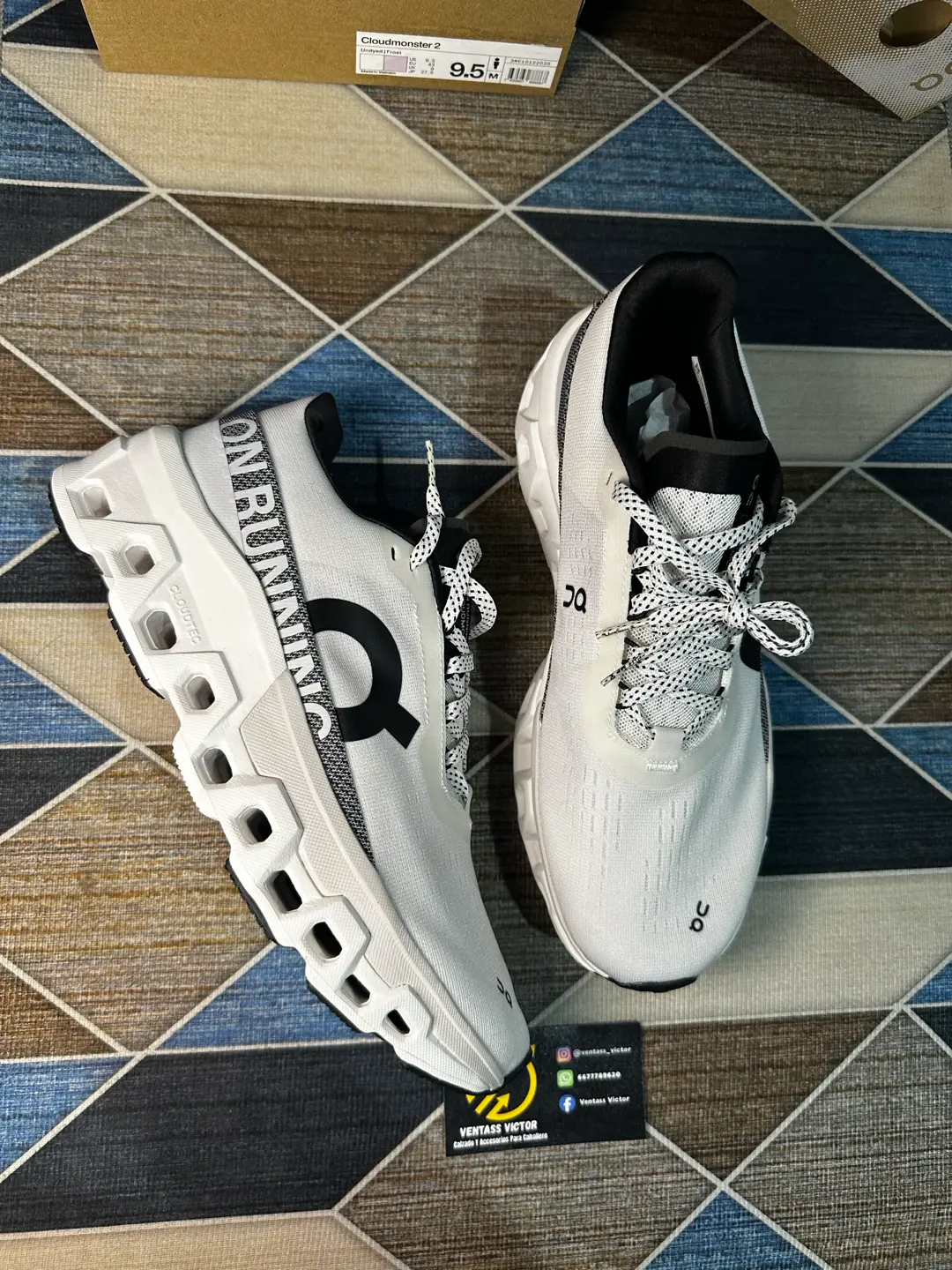 Tenis On Cloud Monster Blancos